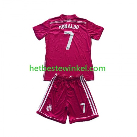 Real Madrid Cristiano Ronaldo 7 2014-2015 Voetbalshirts Retro Kind Uit